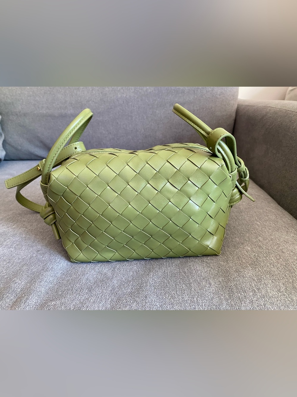 Bottega Veneta Top Handle Loop Bag (Green)